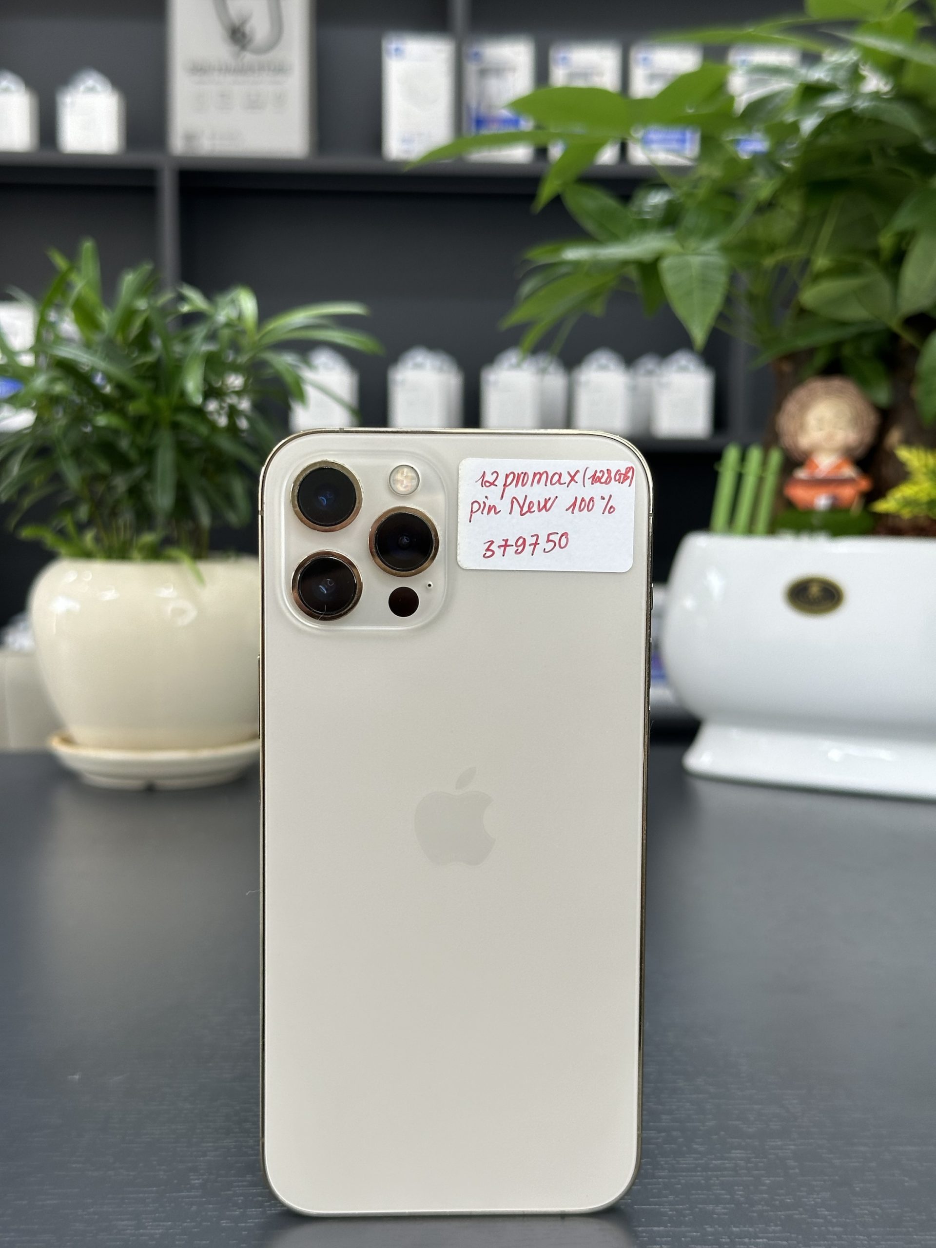iPhone 12 pro max vàng 128gb (379750)